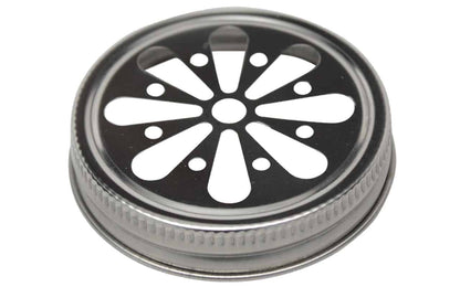 Daisy Cut Stainless Steel Lid for Mason Jars