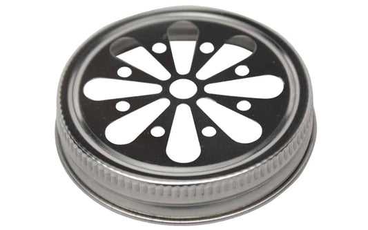 Daisy Cut Stainless Steel Lid for Mason Jars