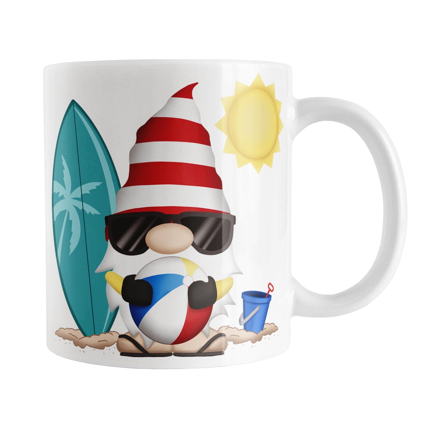 Summer Beach Gnome Mug