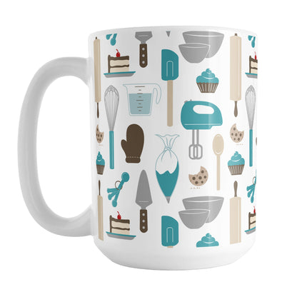 Turquoise Baking Pattern Mug