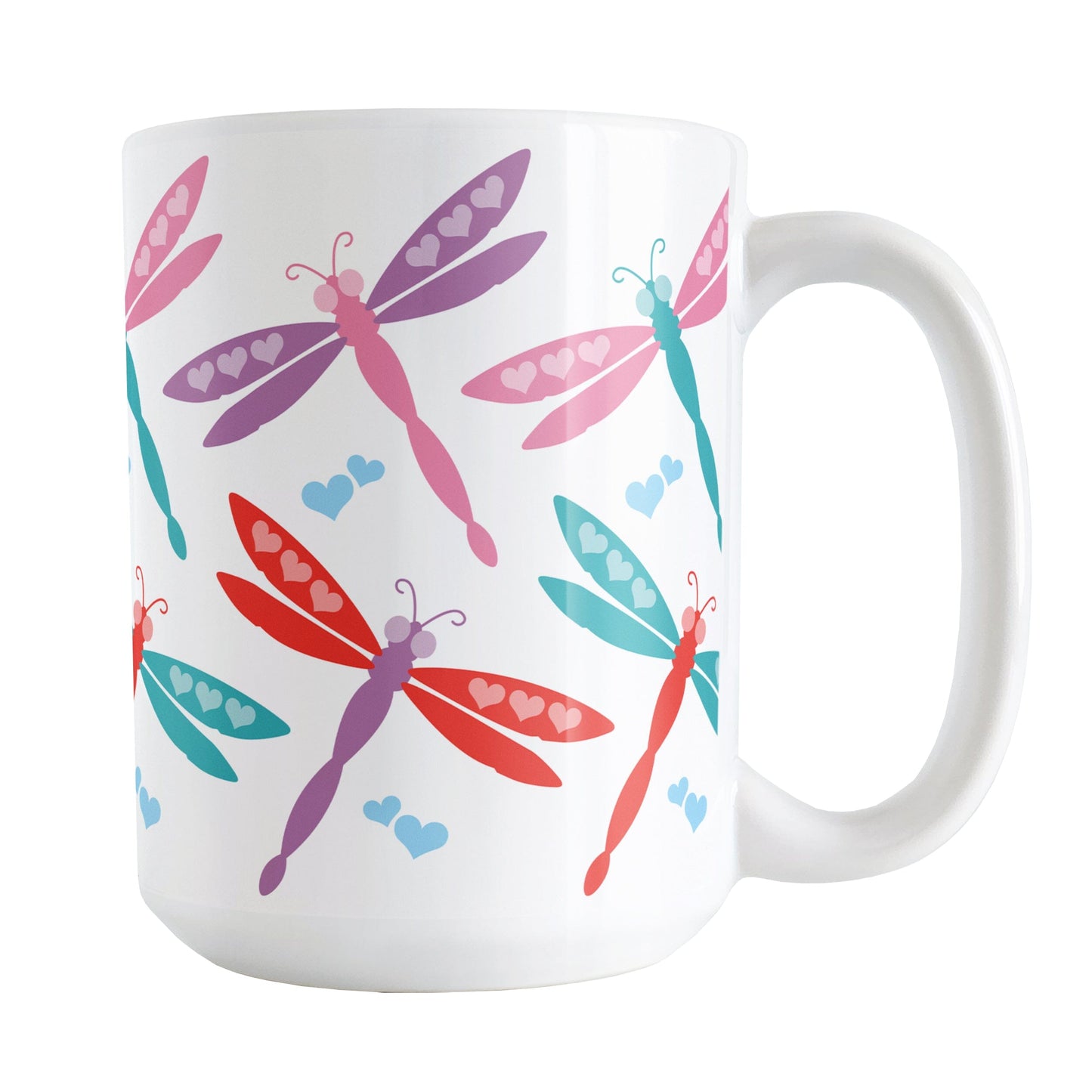Valentine's Day Dragonfly Mug