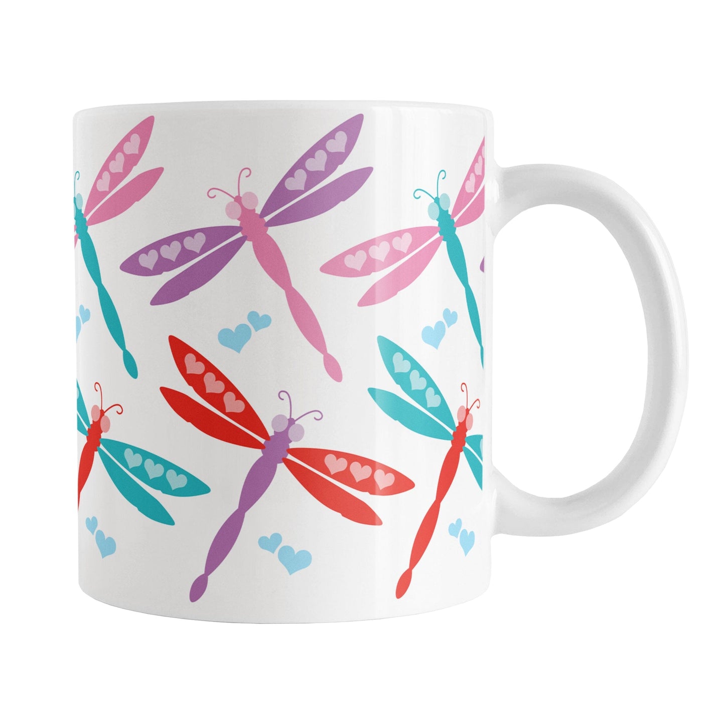 Valentine's Day Dragonfly Mug