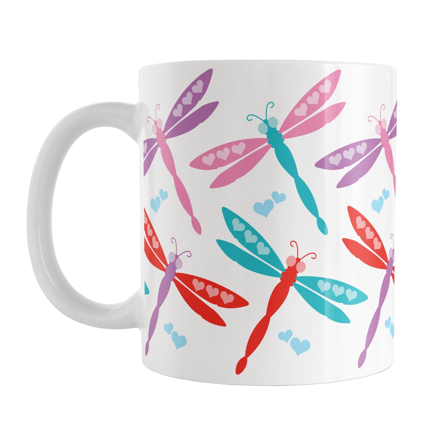 Valentine's Day Dragonfly Mug