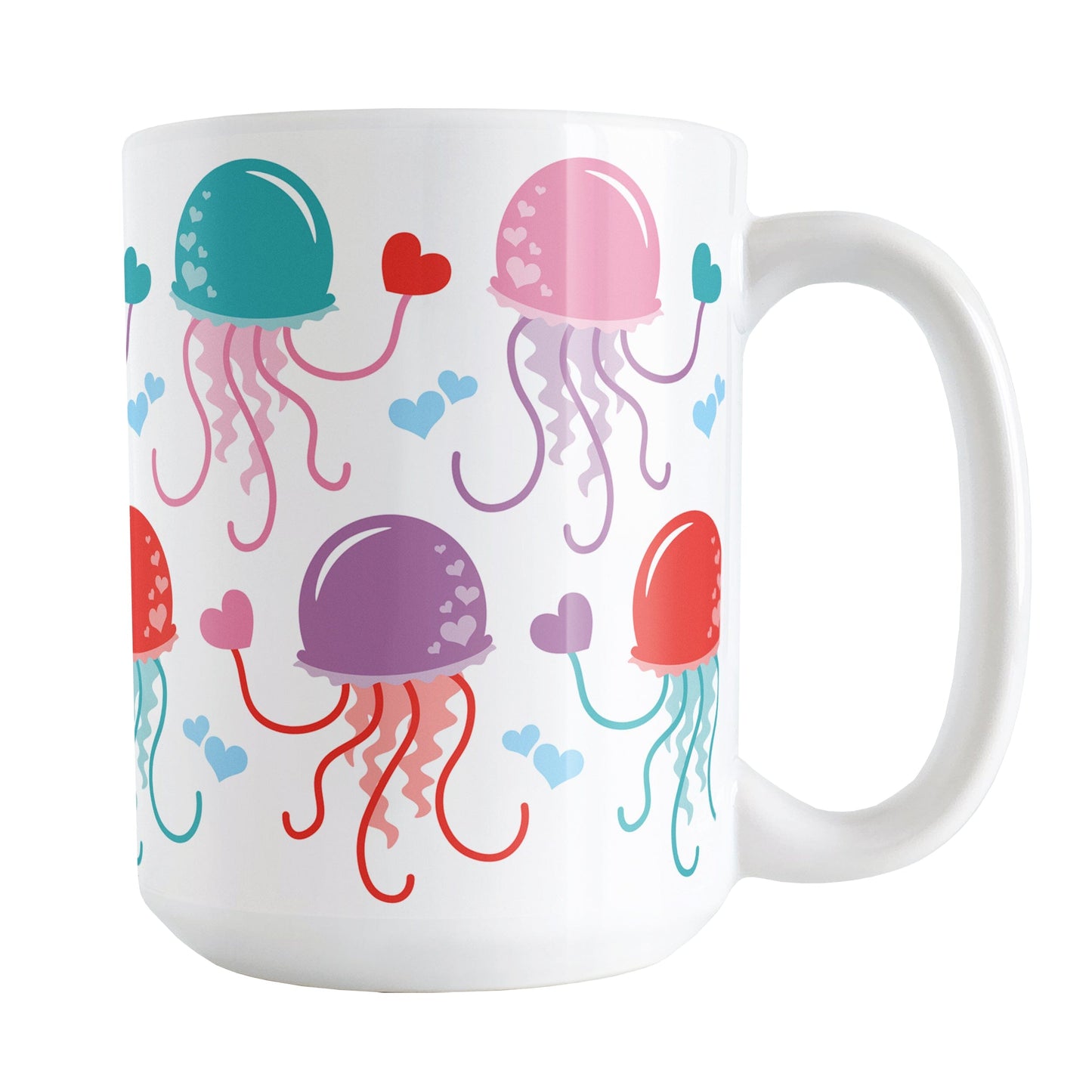 Valentine's Day Jellyfish Mug
