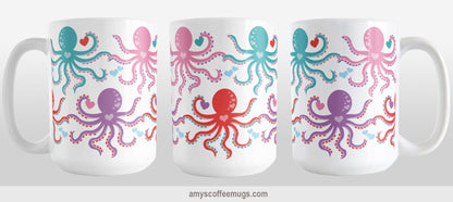 Valentine's Day Octopus Mug