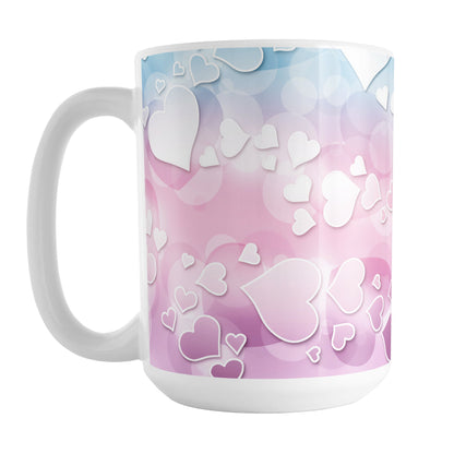 Whimsical Hearts Pattern Mug