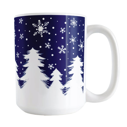 Winter Night Snow Mug