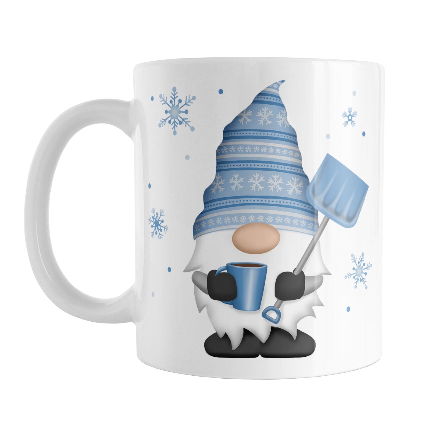 Winter Snowflake Gnome Mug