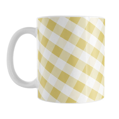 Yellow Gingham Mug