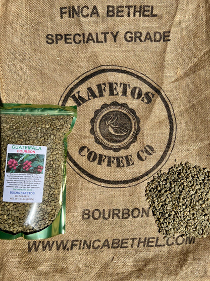 (5 Lbs) BOURBON SUPREME- Guatemala Green Coffee Specialty Grade - Free Shipping